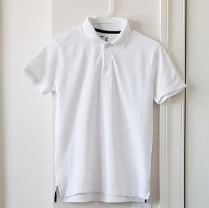 Gap All White Polo